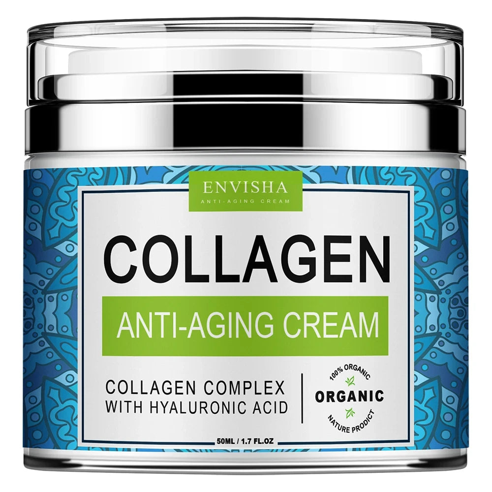 ENVISHA Anti Aging Hyaluronic Acid Collagen Moisturizing Night Face Cream