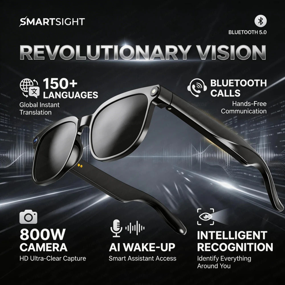 Smart Language Translation Camera Glasses