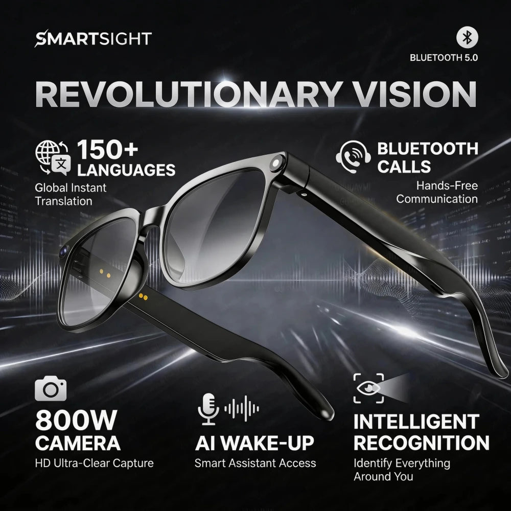 Smart Language Translation Camera Glasses
