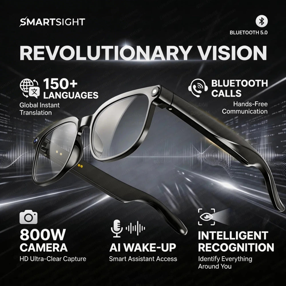 Smart Language Translation Camera Glasses