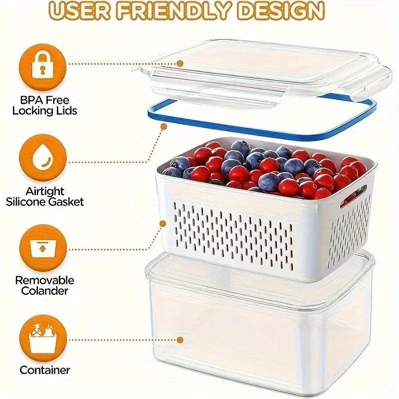 Produce Saver Storage Container Set