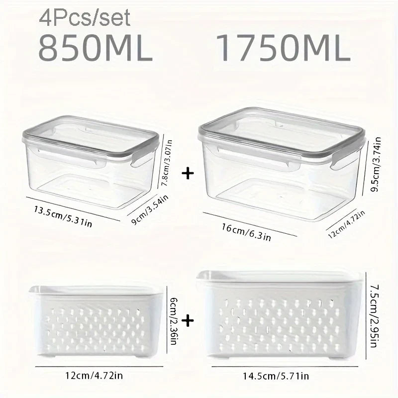 Produce Saver Storage Container Set